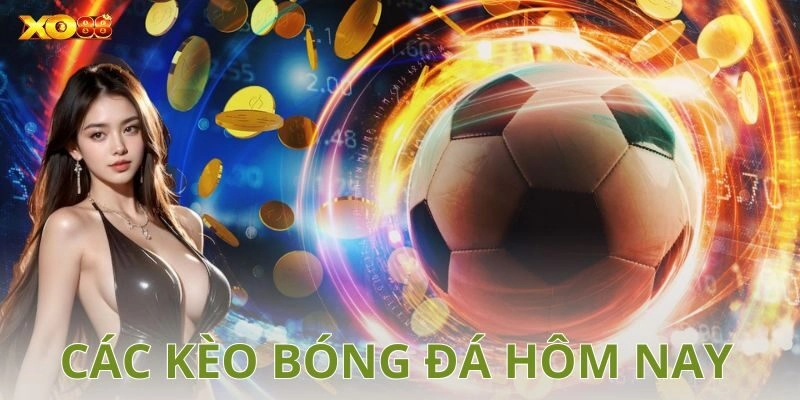 Các kèo bóng đá hôm nay: Lựa chọn kèo chuẩn đỉnh cao