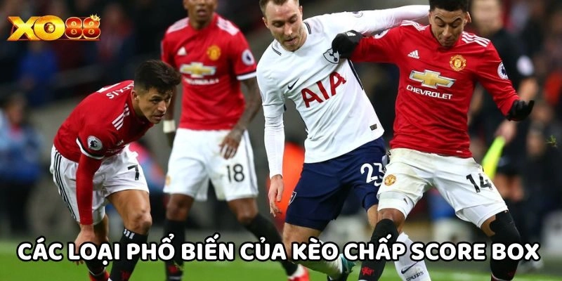 Các loại phổ biến của kèo chấp Score Box